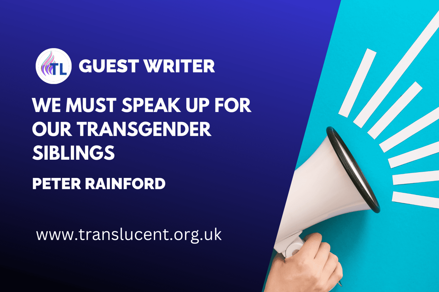 We must speak up for our transgender siblings