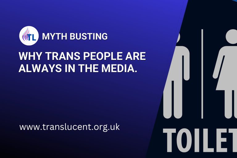 Why trans people are always in the media. Why trans people are always in the media.