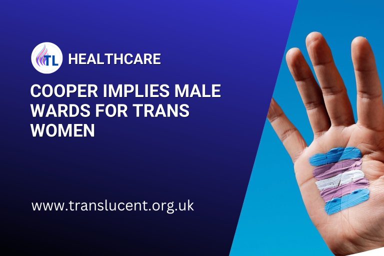 Cooper Implies Male Wards For Trans Women Cooper Implies Male Wards For Trans Women